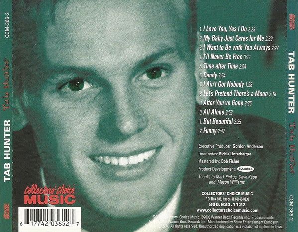 Tab Hunter : Tab Hunter (CD, Album)