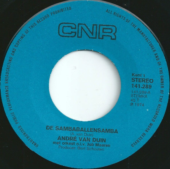 André van Duin : De Sambaballensamba (7", Single)