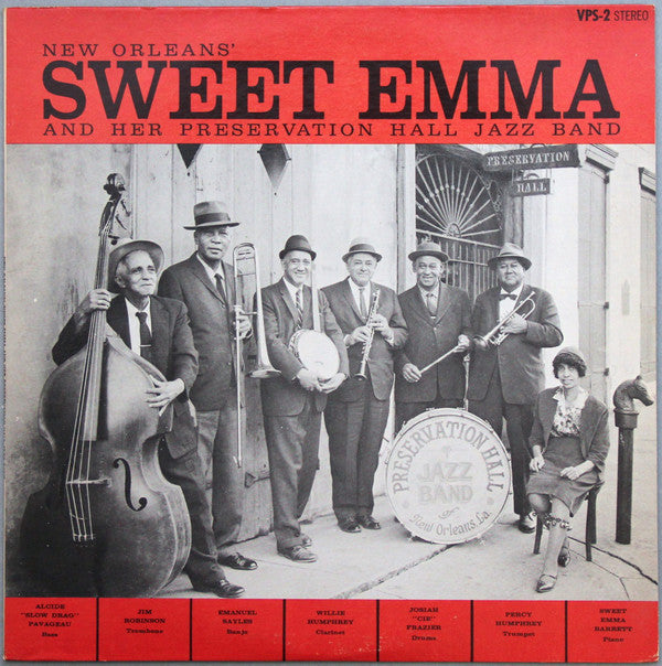 Emma Barrett And Her Preservation Hall Jazz Band : New Orleans' Sweet Emma And Her Preservation Hall Jazz Band (LP, Album, RE, Kee)