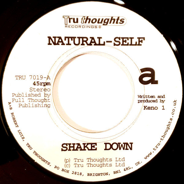 Natural-Self : Shake Down / The Soul Step (7", Single)