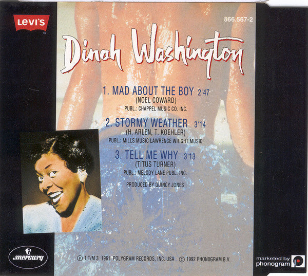 Dinah Washington : Mad About The Boy (CD, Maxi)