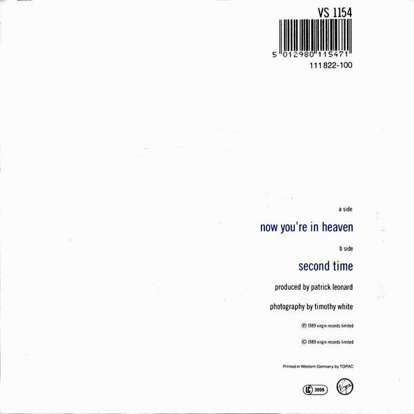 Julian Lennon : Now You're In Heaven (7", Single)
