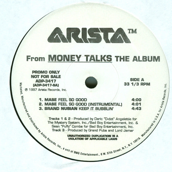 Various : Money Talks: The Album (12", Promo, Smplr)