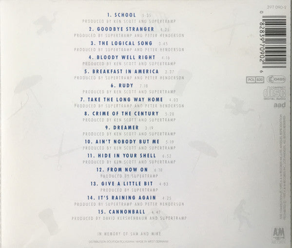 Supertramp : The Very Best Of (CD, Comp)