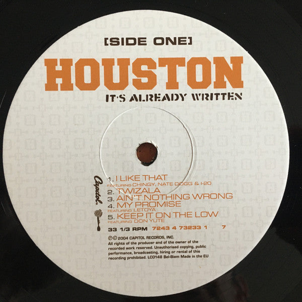Houston (2) : It's Already Written (LP, Album)
