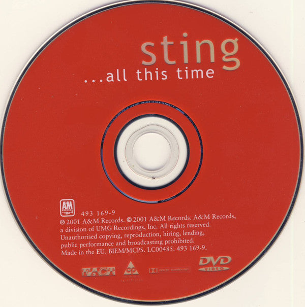 Sting : ...All This Time  (DVD-V, Copy Prot., PAL, Dol)