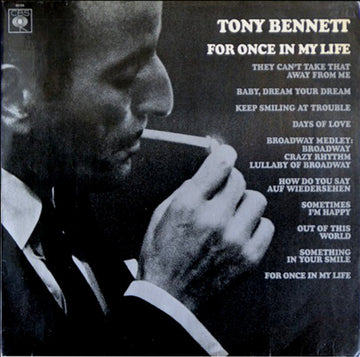 Tony Bennett : For Once In My Life (LP, Album)