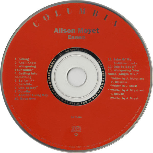 Alison Moyet : Essex (CD, Album)