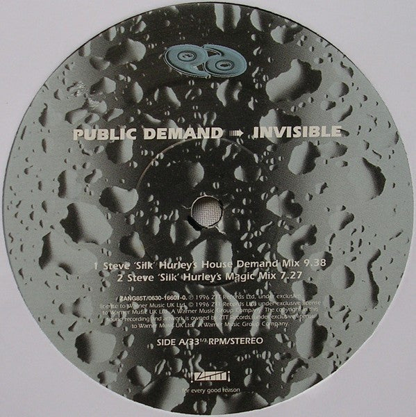 Public Demand : Invisible (12")