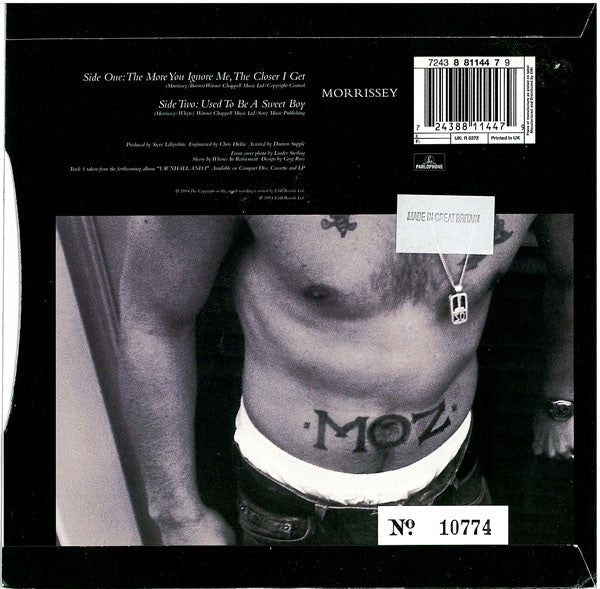 Morrissey : The More You Ignore Me, The Closer I Get (7", Single, Ltd, Num)