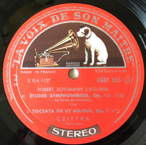 Robert Schumann / Gyorgy Cziffra : Etudes Symphoniques En Forme de Variations / Toccata En Ut Majeur (LP, Album)