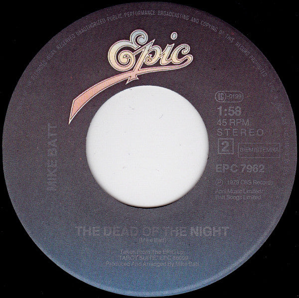Mike Batt : Lady Of The Dawn (7", Single)