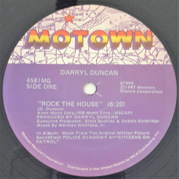 Darryl Duncan : Rock The House (12")