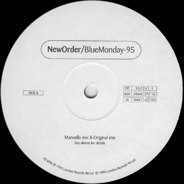 New Order : Blue Monday-95 (12")