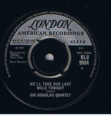 Sir Douglas Quintet : She's About A Mover (7", Single)