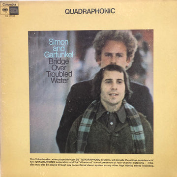 Simon & Garfunkel : Bridge Over Troubled Water (LP, Album, Quad, RE)