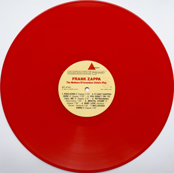 The Mothers : Child's Play (LP, Unofficial, Red)