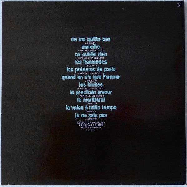 Jacques Brel : Ne Me Quitte Pas (LP, Album, RE)
