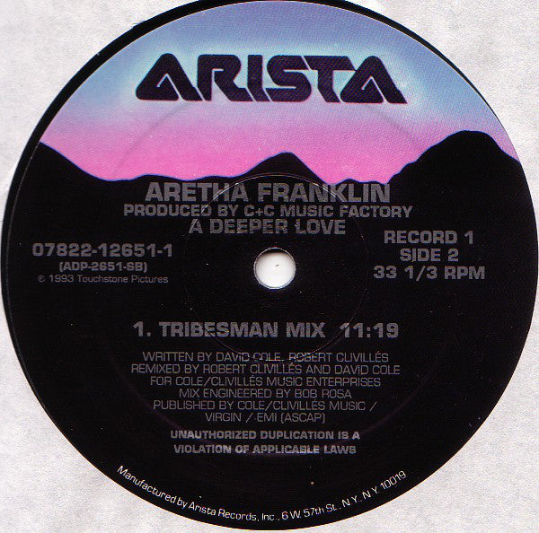 Aretha Franklin : A Deeper Love (3x12", Ltd, Tri)