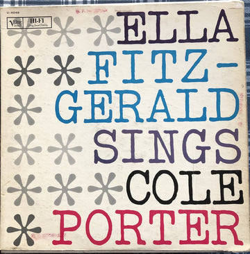 Ella Fitzgerald : Ella Fitzgerald Sings Cole Porter (LP, Album, Mono, MGM)