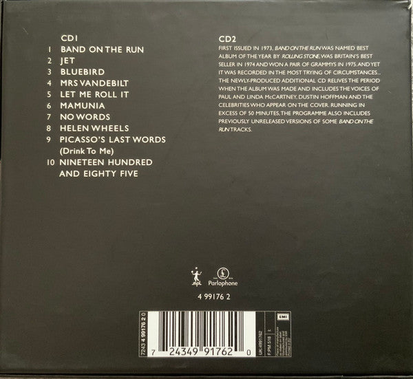 Wings (2) : Band On The Run (2xCD, Album, RE, RM, RP, Med + Box, Ltd, 25t)