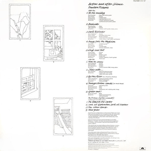 Brian Eno : Before And After Science (LP, Album)