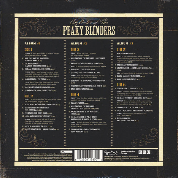 Various : Peaky Blinders (The Official Soundtrack) (3xLP, Comp)