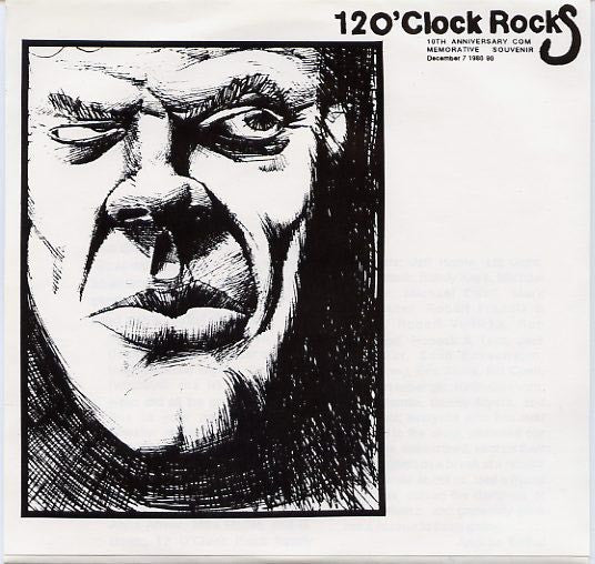 Various : 12 O'Clock Rocks - 10th Anniversary Commemorative Souvenir December 7 1980-90 (7", EP, Cle)