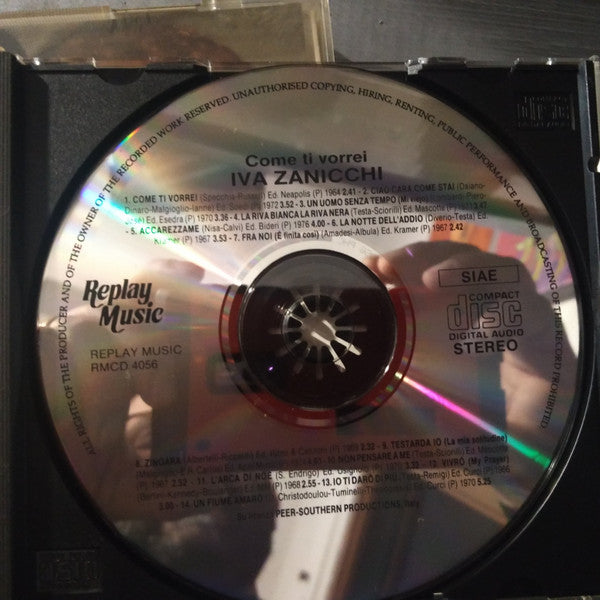 Iva Zanicchi : I Successi Di Iva Zanicchi (CD, Comp)