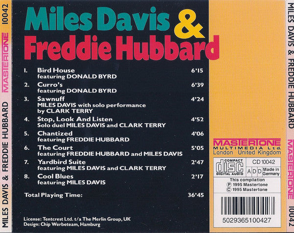 Miles Davis & Freddie Hubbard : Miles Davis & Freddie Hubbard (CD, Comp)