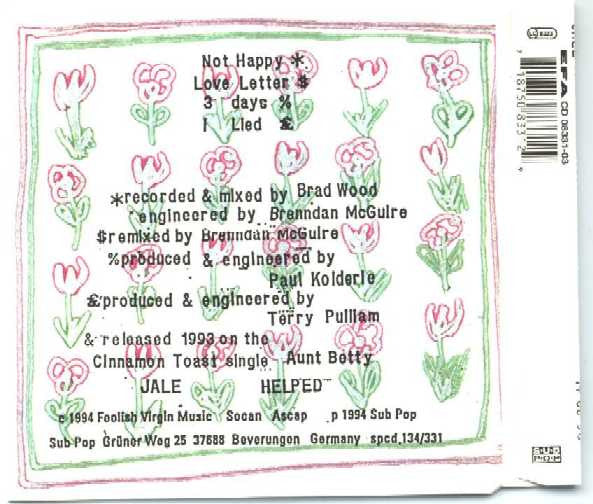 Jale : 14 08 93 (CD, Single)