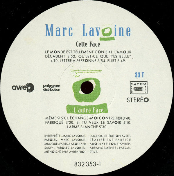 Marc Lavoine : Fabriqué (LP, Album)