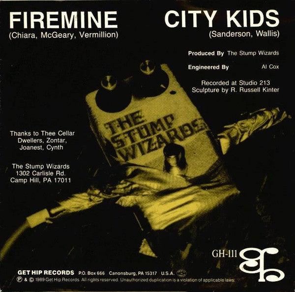The Stump Wizards : Firemine (7")