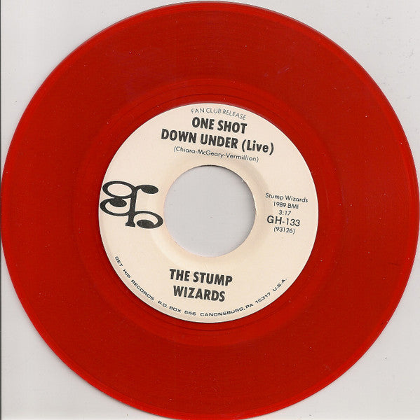 The Stump Wizards : Official Fan Club Record Release (7", Single, Ltd, Red)