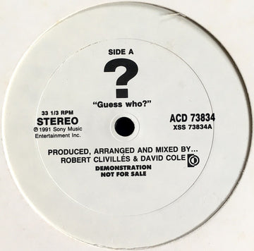 Lisa Lisa & Cult Jam : Let The Beat Hit 'Em (Guess Who?) (12", Promo)