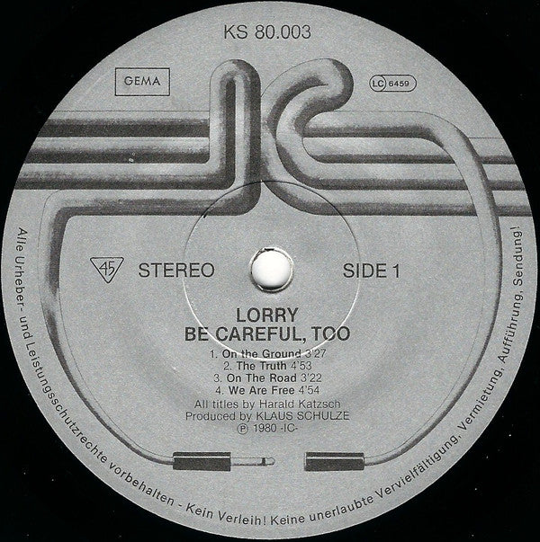 Lorry : Be Careful, Too (LP, Album)
