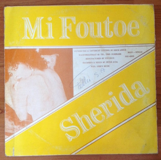 Sherida : Mi Foutoe (12")