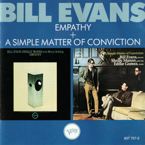 Bill Evans : Empathy + A Simple Matter Of Conviction (CD, Comp, RE, RM)