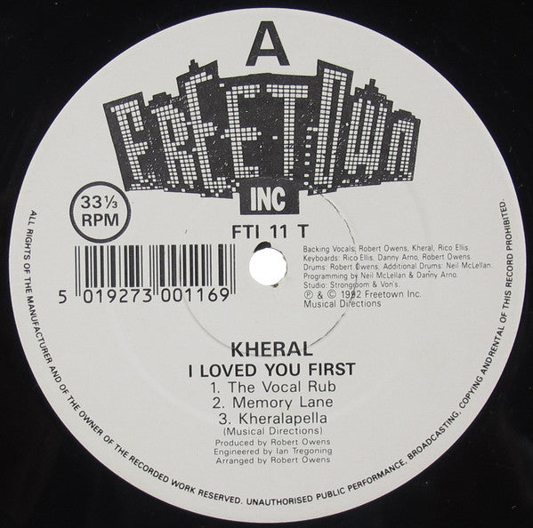 Kheral : I Loved You First (12")