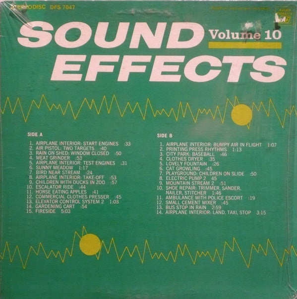 No Artist : Sound Effects Volume 10 (LP, Album)