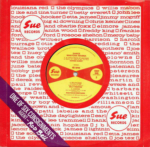 Various : Dance Whatcha Wanna (10", Comp, Mono)
