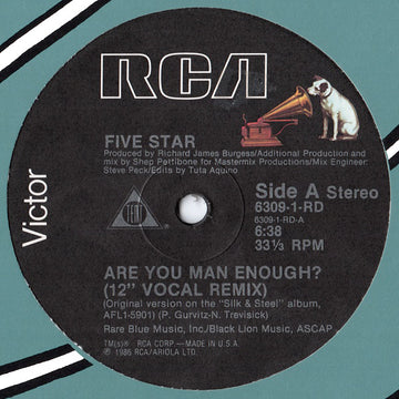 Five Star : Are You Man Enough? (12")