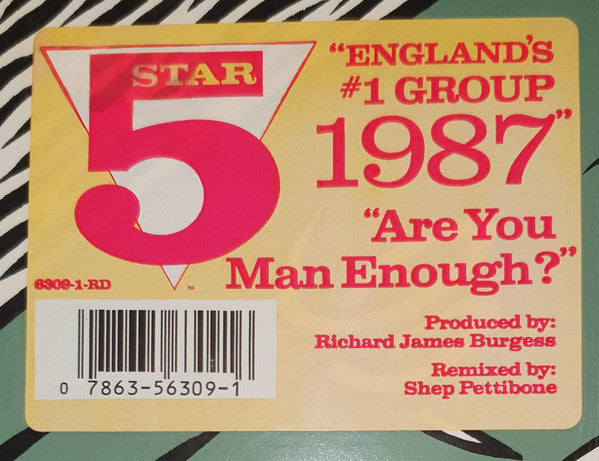 Five Star : Are You Man Enough? (12")