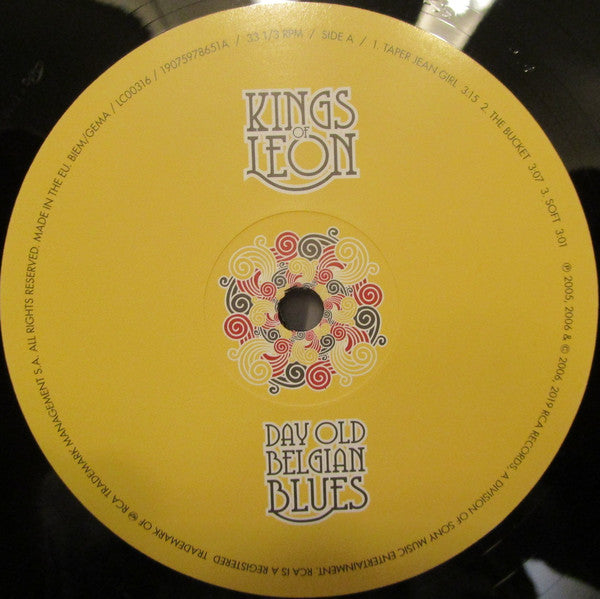 Kings Of Leon : Day Old Belgian Blues (12", EP, RSD, Comp, Ltd)