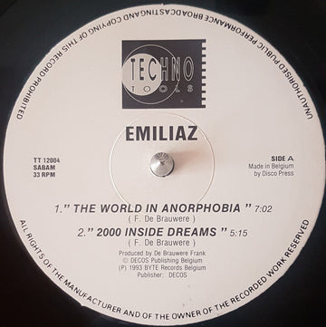 Emiliaz : The World In Anorphobia (12")