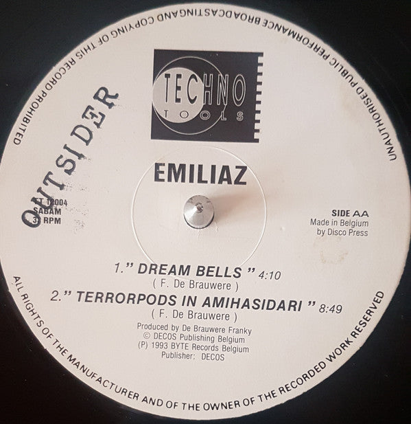 Emiliaz : The World In Anorphobia (12")