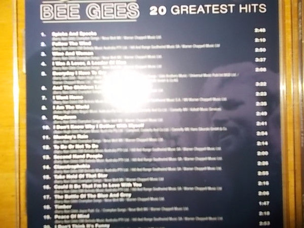 Bee Gees : 20 Greatest Hits  (CD, Comp)