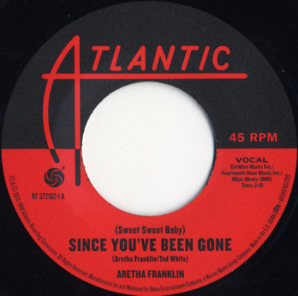 Aretha Franklin : The Atlantic Singles (1968) (4x7", RSD, Mono, Ltd, RM + Box, Comp)