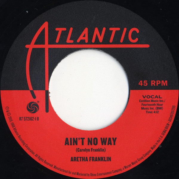 Aretha Franklin : The Atlantic Singles (1968) (4x7", RSD, Mono, Ltd, RM + Box, Comp)
