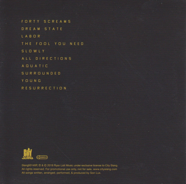 Son Lux : Brighter Wounds (CD, Album, Promo)